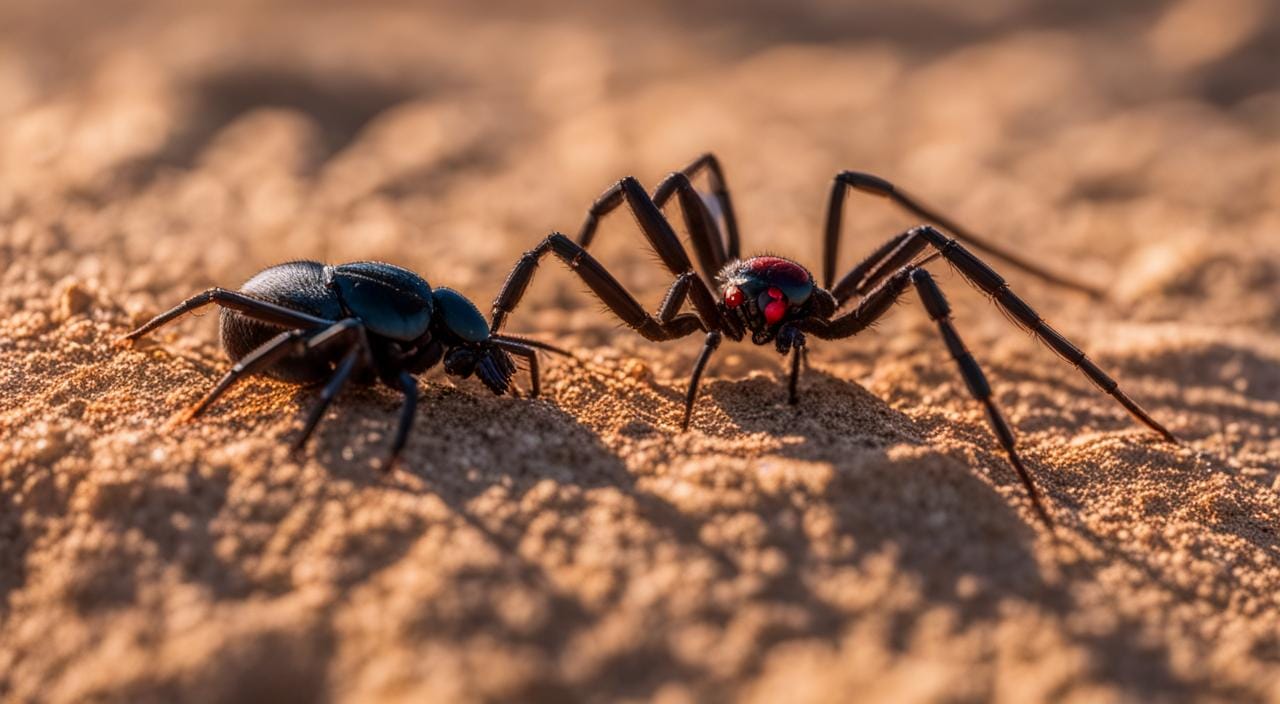 Black Widow vs Scorpion: Deadly Arachnid Showdown
