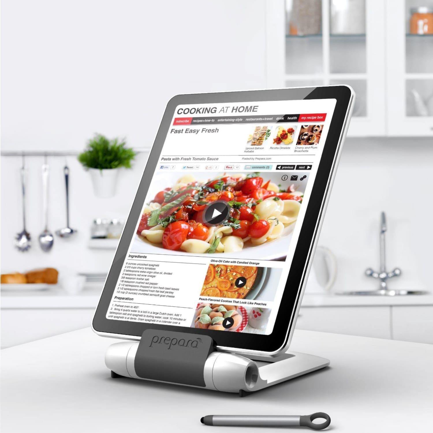 Optimize Your Kitchen with a Tablet Stand for Recipes
