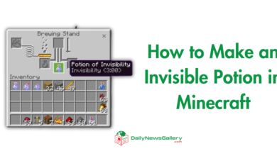 How to Make an Invisible Potion in Minecraft